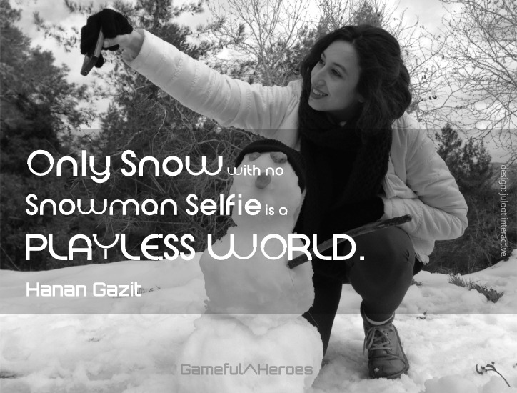 playless snowman selfie gamefulheroes